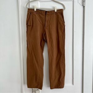 Rhythm men’s classic fatigue pant, coffee brown, sz 32